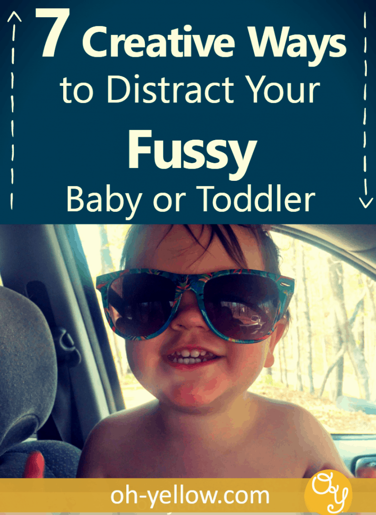 Young toddler activities to redirect your fussy baby's bad mood! Distract your fussy little one and reset tantrums with these simple toddler activities and awesome tips!