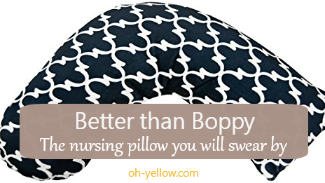 The best nursing pillow! This thing is perfect for mom's maternity pillow in pregnancy, for a super comfortable breastfeeding pillow, AND for baby's tummy time pillow. It's even better than the Boppy pillow...