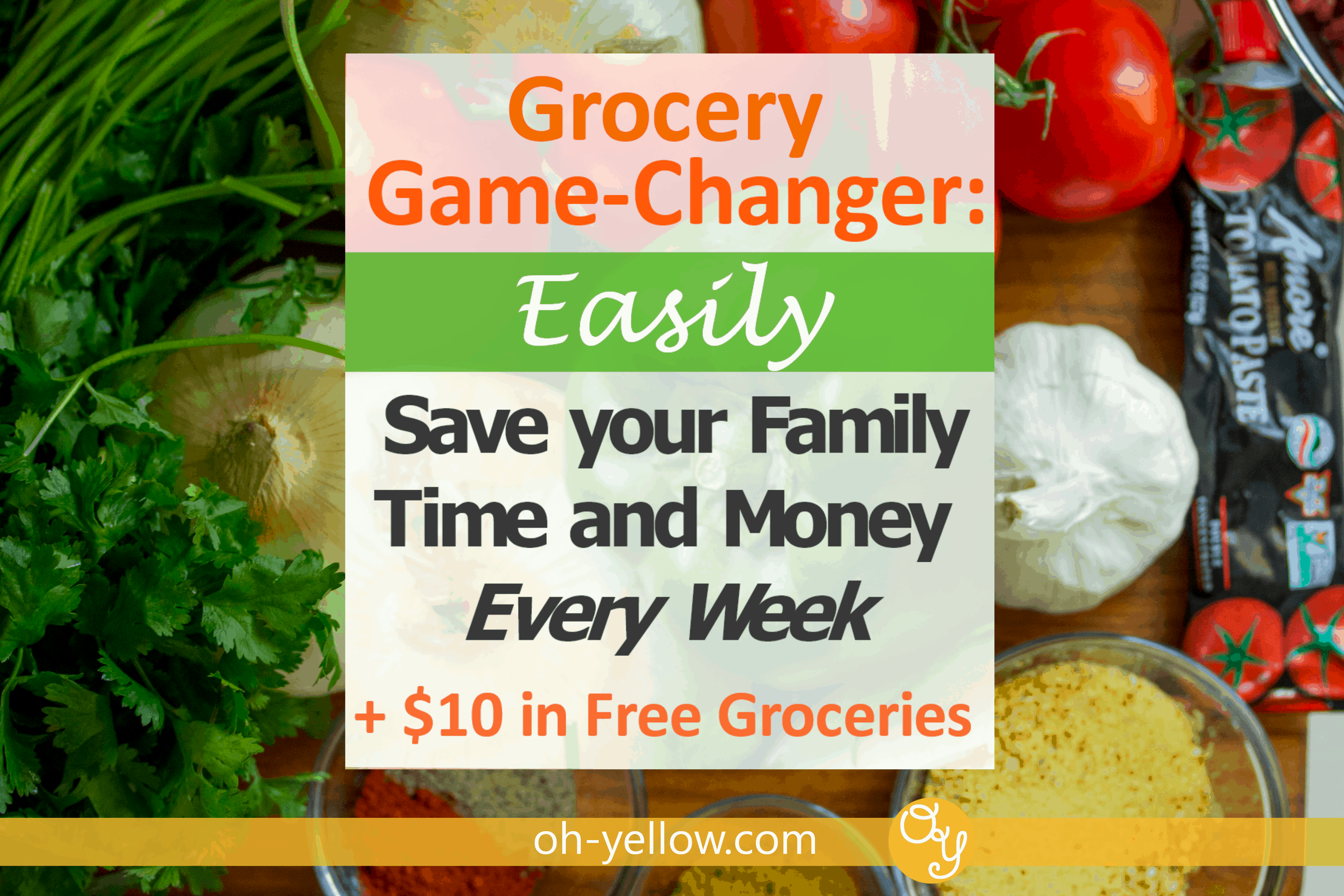 Save money on groceries and spend less time at the grocery store. This is a MUST for moms. Finally stick to your budget with this one easy tip AND get $10 in free groceries! Here's how to change how you shop for groceries...and it's awesome...