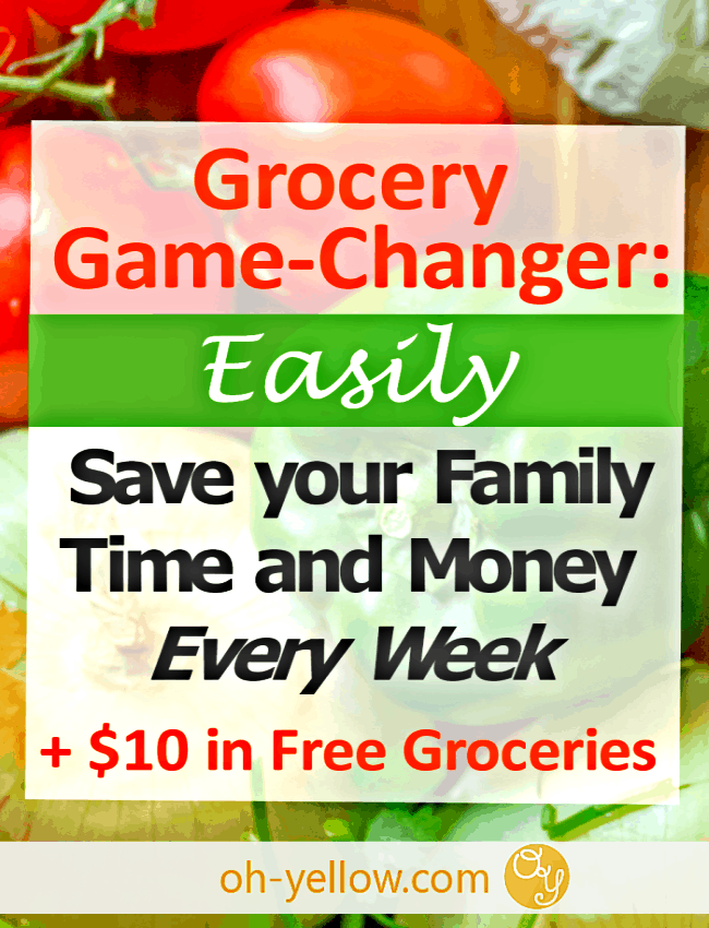 Save money on groceries and spend less time at the grocery store. This is a MUST for moms. Finally stick to your budget with this one easy tip AND get $10 in free groceries! Here's how to change how you shop for groceries...and it's awesome...