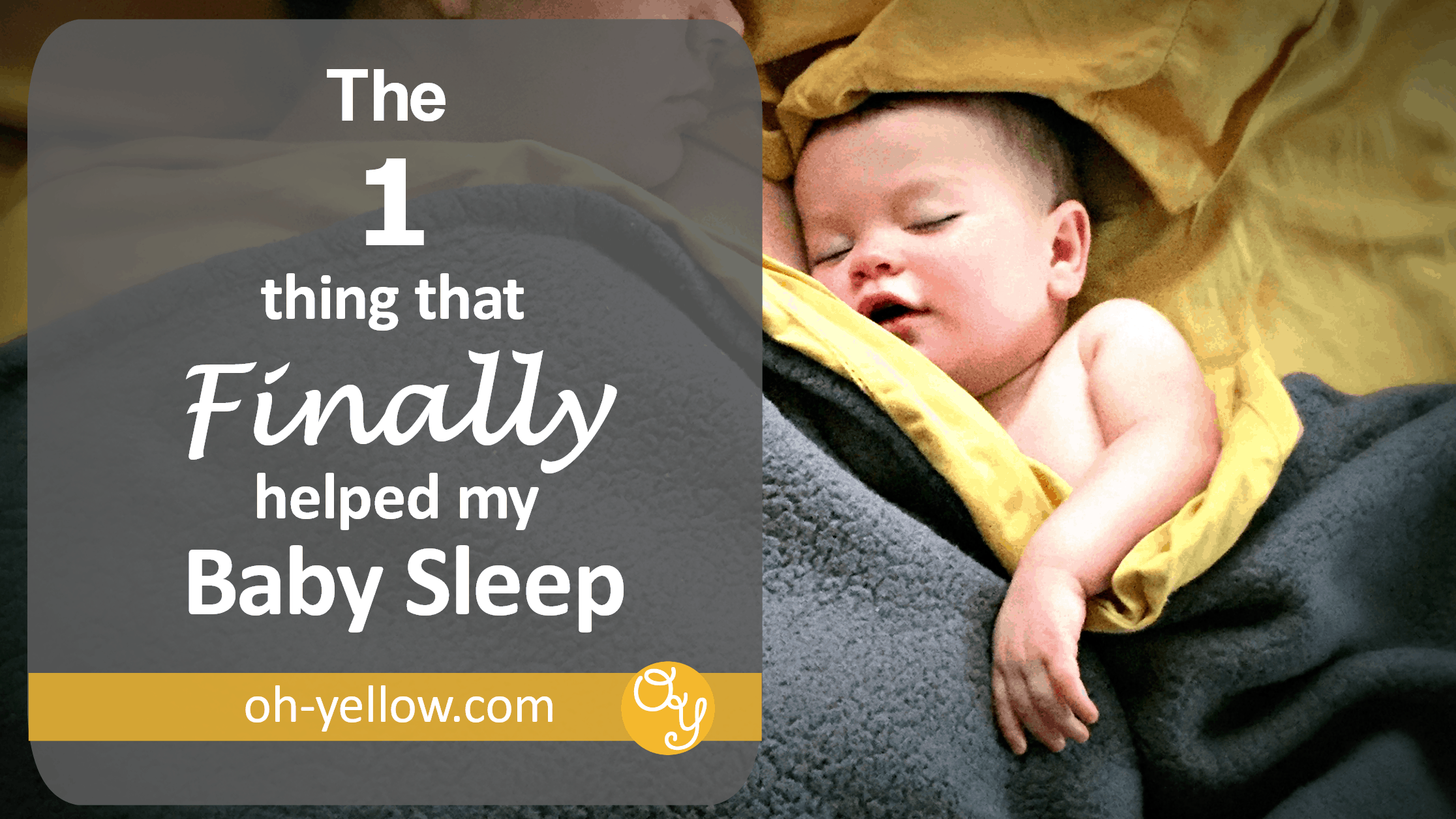 Baby Won't Sleep? A Natural Solution to FINALLY Get Baby to Sleep