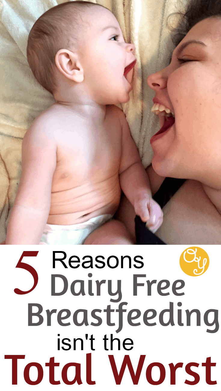 Dairy Free Breastfeeding is tough BUT it's surprisingly doable. Here are tips on how to make dairy free nursing work for you... #dairyfree #breastfeeding #baby #newmom #dairyfreebreastfeeding