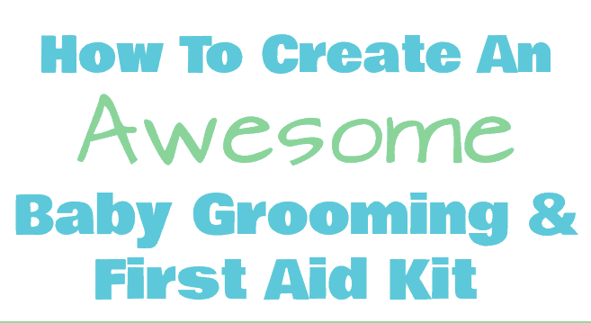 Baby Grooming Kits are a must-have for caring for new babies, but most pre-made kits are junk! Click through to see how to create the best Baby Grooming Kit and Baby First Aid Kit with the very best items you need for baby. Use quality products that will last! This is the perfect gift idea for a baby shower!