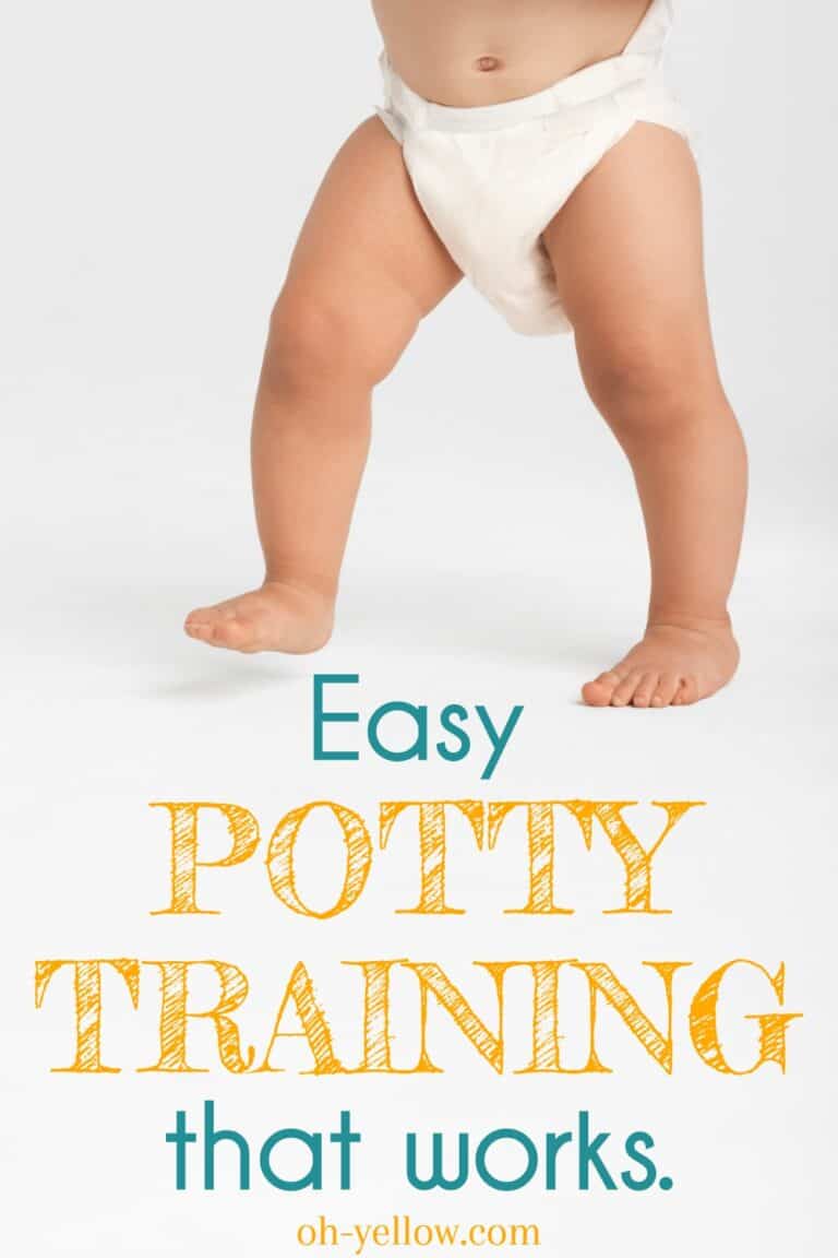 Toddler ready for potty training