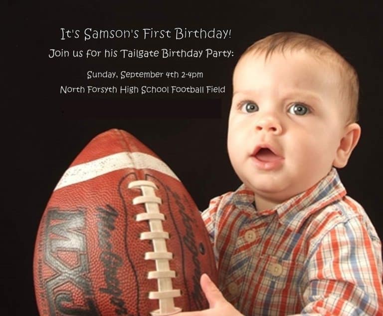 Football Birthday Party theme ideas for toddlers or baby's first birthday. Tailgate Football Party decorations, food ideas, party supplies & more cute tips. #football #footballmom #birthdayparty #firstbirthday #birthdaydecoration #birthdayparty #tailgating #birthday