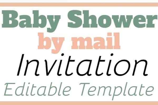 Baby Shower By Mail: Long Distance Baby Shower Invitation Wording